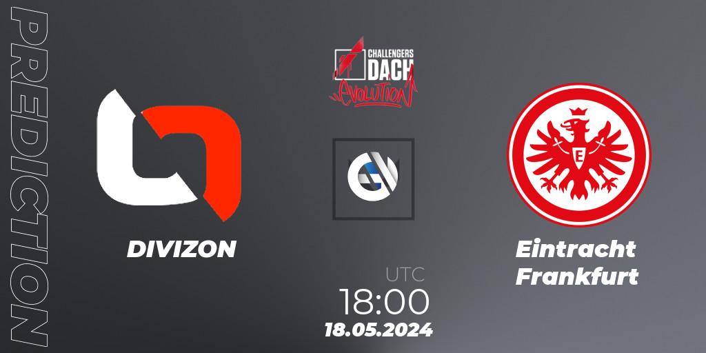 DIVIZON vs Eintracht Frankfurt: Betting TIp, Match Prediction. 18.05.2024 at 18:00. VALORANT, VALORANT Challengers 2024 DACH: Evolution Split 2