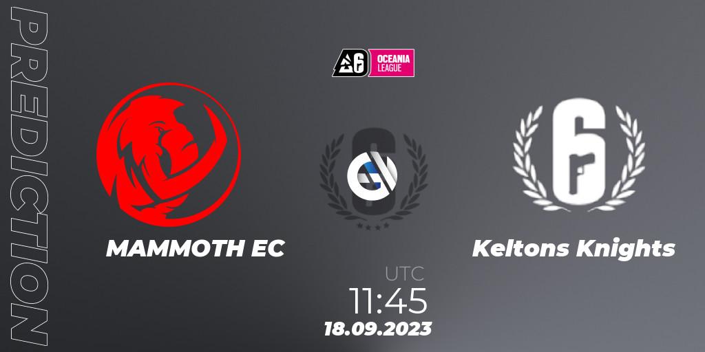 MAMMOTH EC vs Keltons Knights: Betting TIp, Match Prediction. 04.10.23. Rainbow Six, Oceania League 2023 - Stage 2