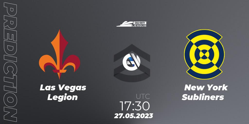 Las Vegas Legion vs New York Subliners: Betting TIp, Match Prediction. 27.05.2023 at 17:30. Call of Duty, Call of Duty League 2023: Stage 5 Major