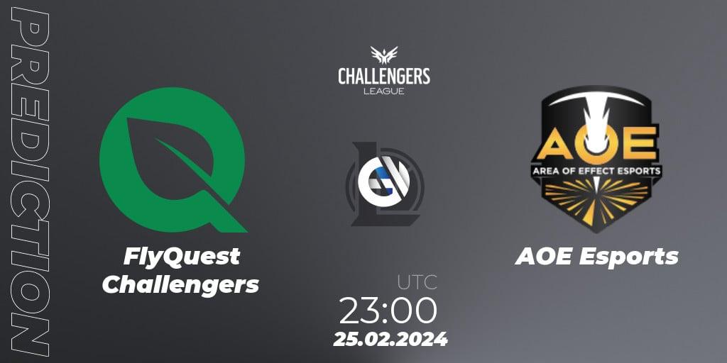 FlyQuest Challengers vs AOE Esports: Betting TIp, Match Prediction. 25.02.24. LoL, NACL 2024 Spring - Group Stage