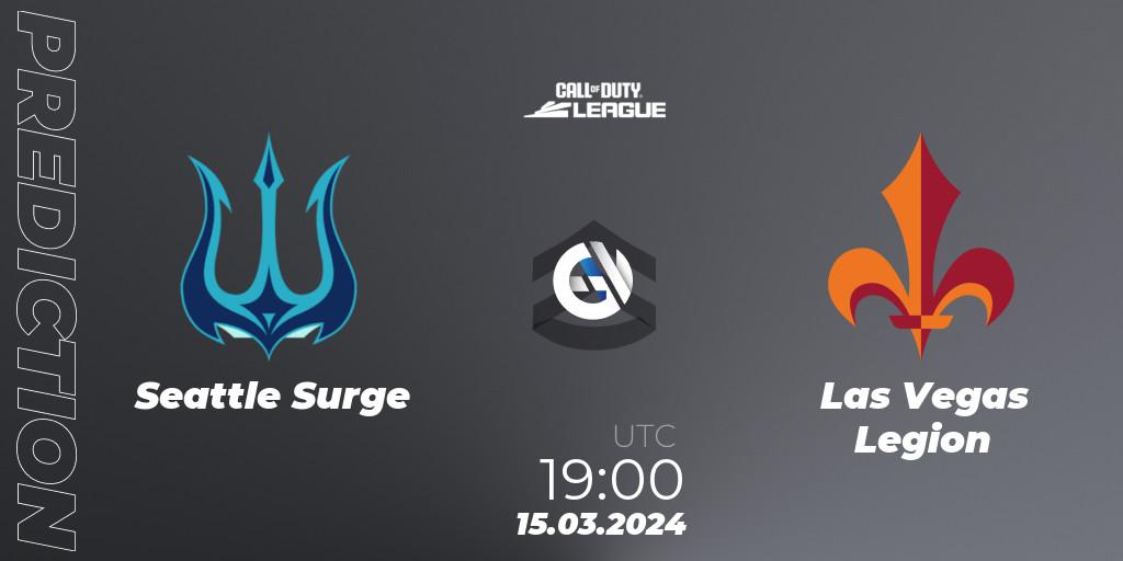 Seattle Surge vs Las Vegas Legion: Betting TIp, Match Prediction. 15.03.24. Call of Duty, Call of Duty League 2024: Stage 2 Major Qualifiers