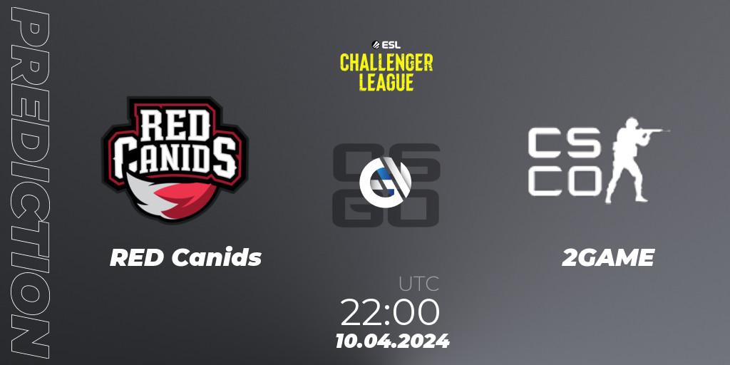 RED Canids vs 2GAME: Betting TIp, Match Prediction. 10.04.24. CS2 (CS:GO), ESL Challenger League Season 47: South America