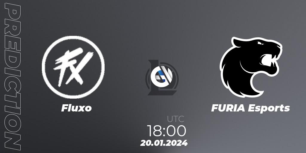 Fluxo vs FURIA Esports: Betting TIp, Match Prediction. 20.01.24. LoL, CBLOL Split 1 2024 - Group Stage