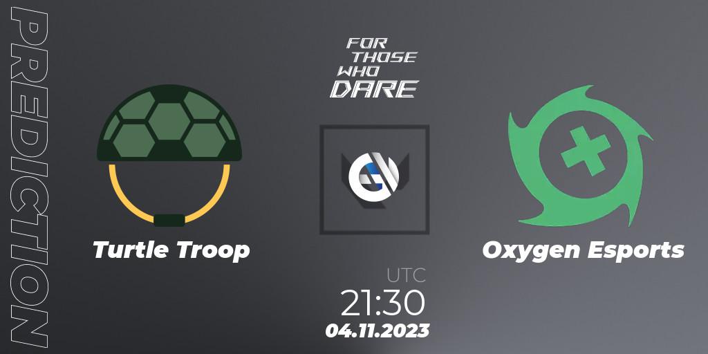 Turtle Troop vs Oxygen Esports: Betting TIp, Match Prediction. 04.11.23. VALORANT, For Those Who Dare