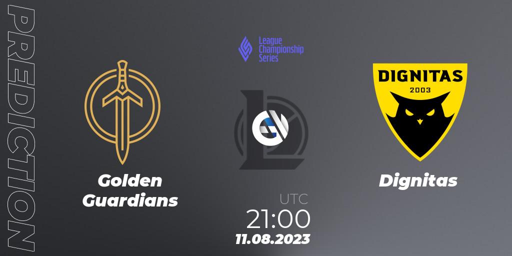 Golden Guardians vs Dignitas: Betting TIp, Match Prediction. 11.08.2023 at 21:00. LoL, LCS Summer 2023 - Playoffs