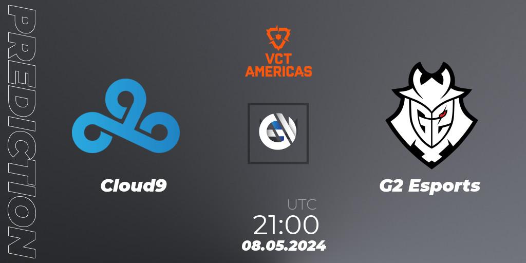 Cloud9 vs G2 Esports: Betting TIp, Match Prediction. 08.05.2024 at 21:00. VALORANT, VCT 2024: Americas League - Stage 1