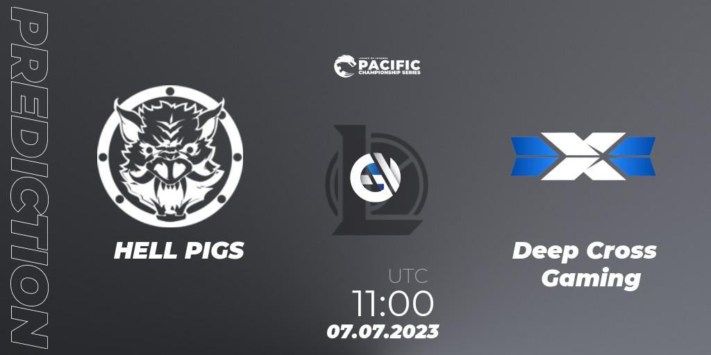 HELL PIGS vs Deep Cross Gaming: Betting TIp, Match Prediction. 07.07.2023 at 11:00. LoL, PACIFIC Championship series Group Stage