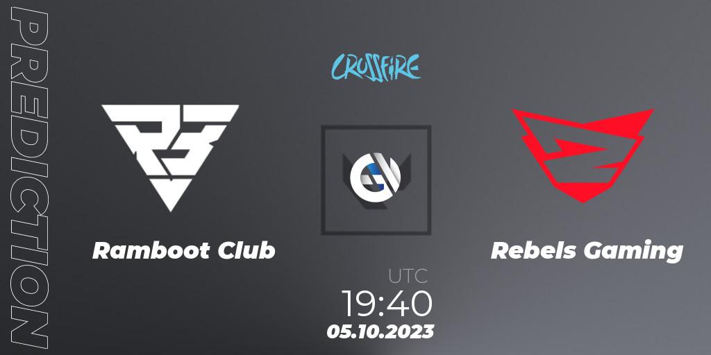 Ramboot Club vs Rebels Gaming: Betting TIp, Match Prediction. 05.10.23. VALORANT, LVP - Crossfire Cup 2023: Contenders #1