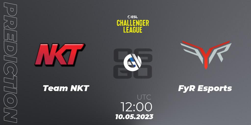 Team NKT vs FyR Esports: Betting TIp, Match Prediction. 15.05.2023 at 12:00. Counter-Strike (CS2), ESL Challenger League Season 45: Asia-Pacific