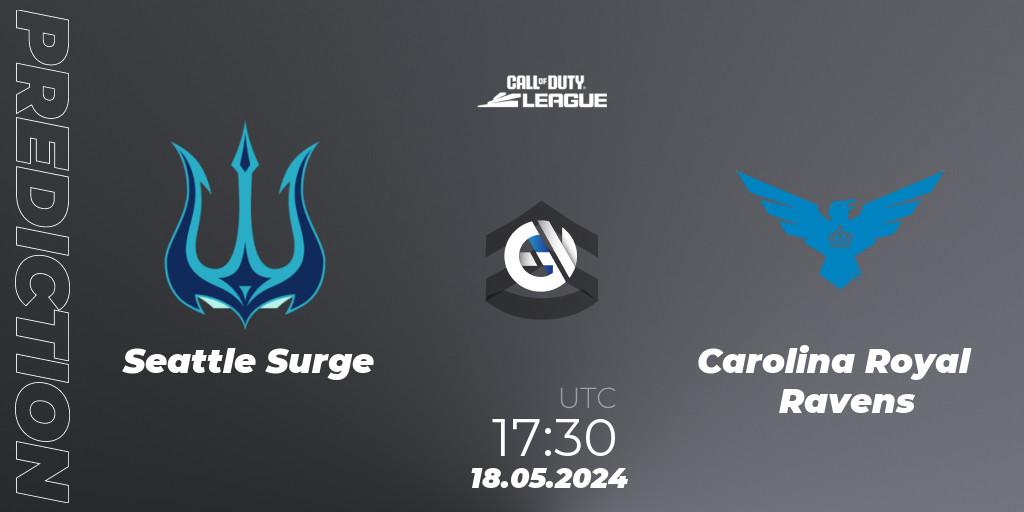 Seattle Surge vs Carolina Royal Ravens: Betting TIp, Match Prediction. 18.05.2024 at 17:30. Call of Duty, Call of Duty League 2024: Stage 3 Major