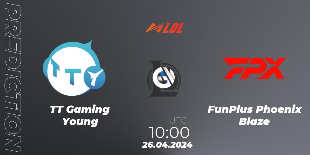 TT Gaming Young vs FunPlus Phoenix Blaze: Betting TIp, Match Prediction. 26.04.24. LoL, LDL 2024 - Stage 2