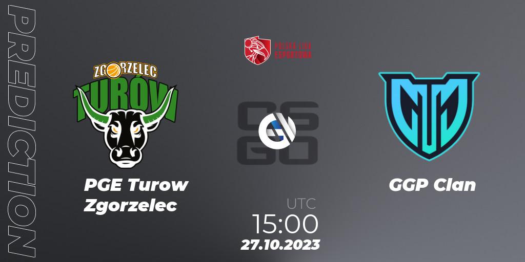 PGE Turow Zgorzelec vs GGP Clan: Betting TIp, Match Prediction. 27.10.23. CS2 (CS:GO), Polska Liga Esportowa 2023: Split #3