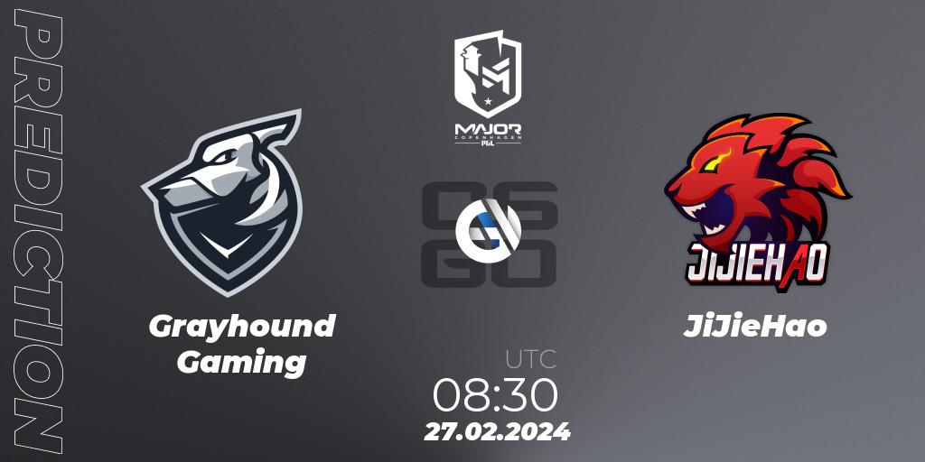 Grayhound Gaming vs JiJieHao: Betting TIp, Match Prediction. 27.02.24. CS2 (CS:GO), PGL CS2 Major Copenhagen 2024 Asia RMR