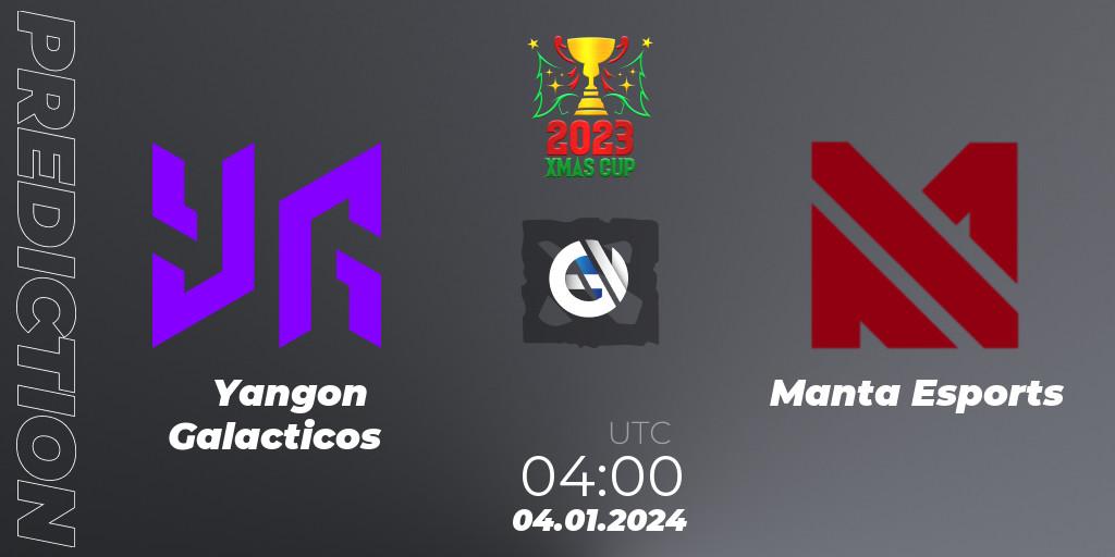 Yangon Galacticos vs Manta Esports: Betting TIp, Match Prediction. 08.01.2024 at 10:16. Dota 2, Xmas Cup 2023