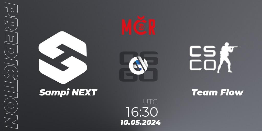 Sampi NEXT vs Team Flow: Betting TIp, Match Prediction. 10.05.2024 at 16:30. Counter-Strike (CS2), Tipsport Cup Spring 2024: Closed Qualifier