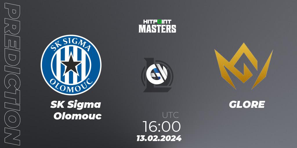 SK Sigma Olomouc vs GLORE: Betting TIp, Match Prediction. 13.02.2024 at 16:00. LoL, Hitpoint Masters Spring 2024