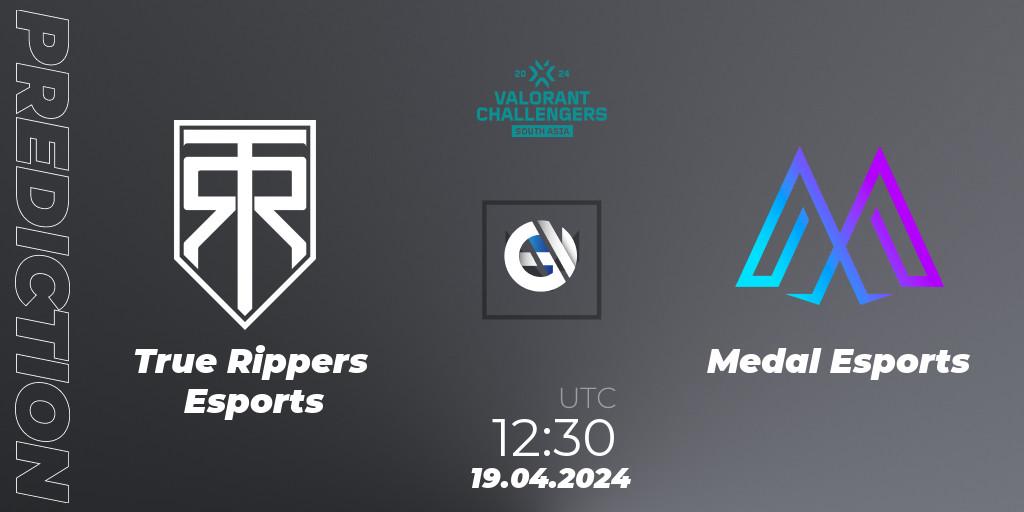 True Rippers Esports vs Medal Esports: Betting TIp, Match Prediction. 19.04.24. VALORANT, VALORANT Challengers 2024 South Asia: Split 1 - Cup 2