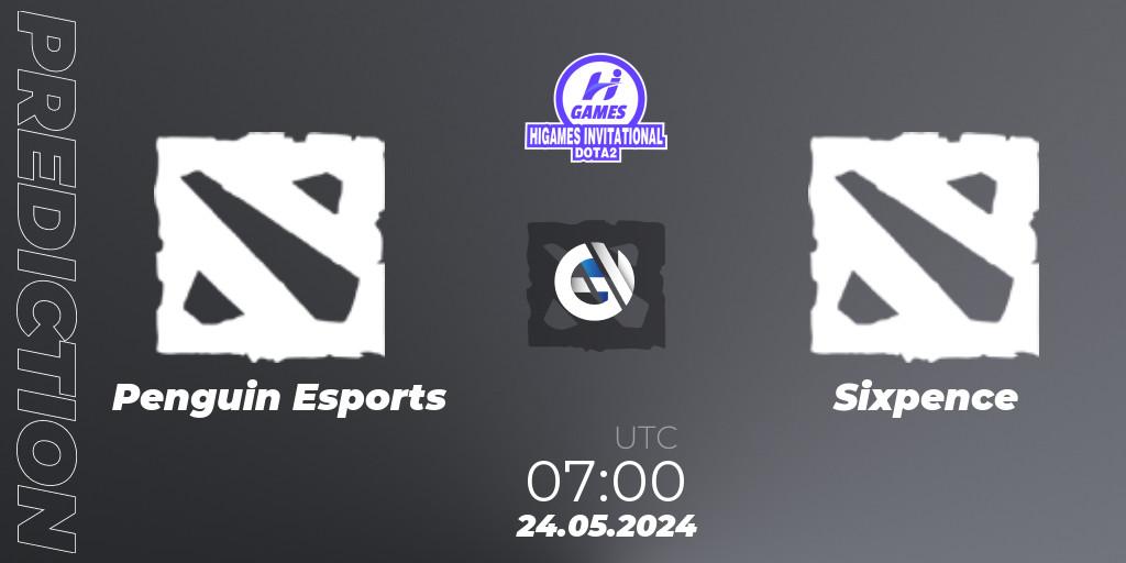 Penguin Esports vs Sixpence: Betting TIp, Match Prediction. 24.05.2024 at 07:00. Dota 2, HiGames Invitational