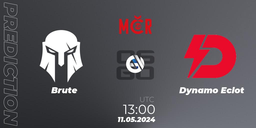 Brute vs Dynamo Eclot: Betting TIp, Match Prediction. 11.05.2024 at 13:00. Counter-Strike (CS2), Tipsport Cup Spring 2024: Closed Qualifier