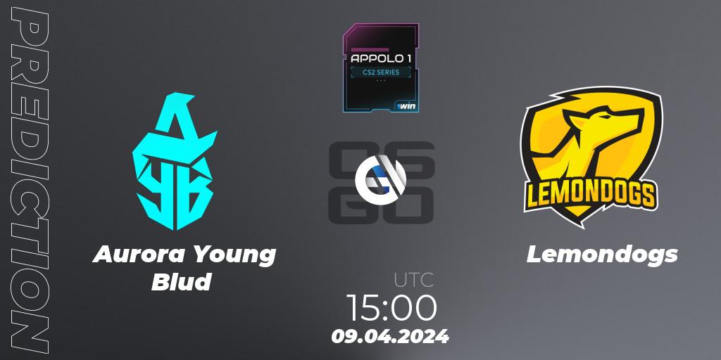 Aurora Young Blud vs Lemondogs: Betting TIp, Match Prediction. 09.04.24. CS2 (CS:GO), Appolo1 Series: Phase 1