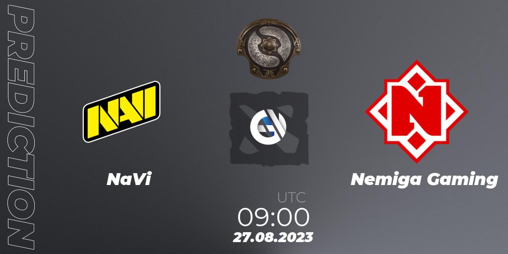 NaVi vs Nemiga Gaming: Betting TIp, Match Prediction. 22.08.23. Dota 2, The International 2023 - Eastern Europe Qualifier