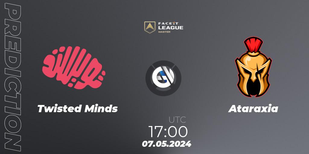 Twisted Minds vs Ataraxia: Betting TIp, Match Prediction. 07.05.2024 at 17:00. Overwatch, FACEIT League Season 1 - EMEA Master Road to EWC