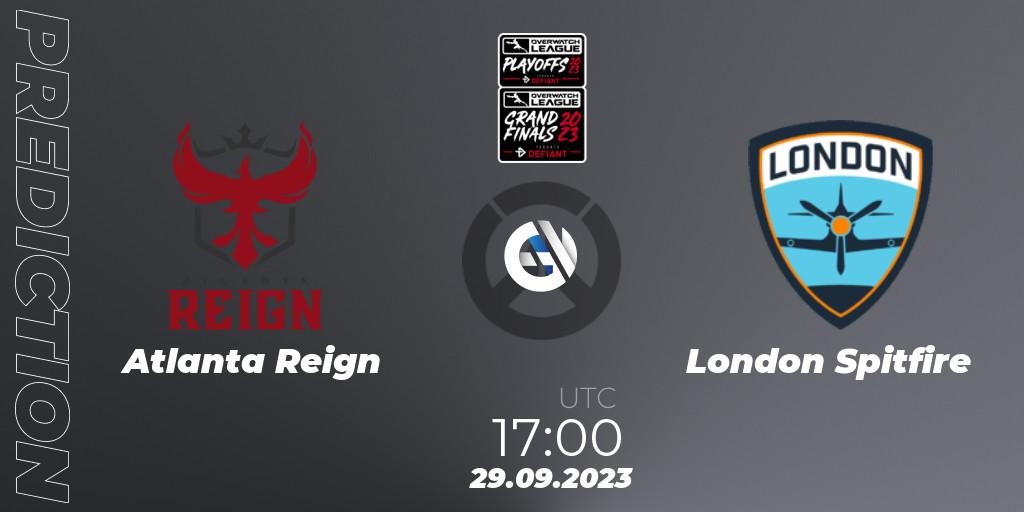 Atlanta Reign vs London Spitfire: Betting TIp, Match Prediction. 29.09.23. Overwatch, Overwatch League 2023 - Playoffs
