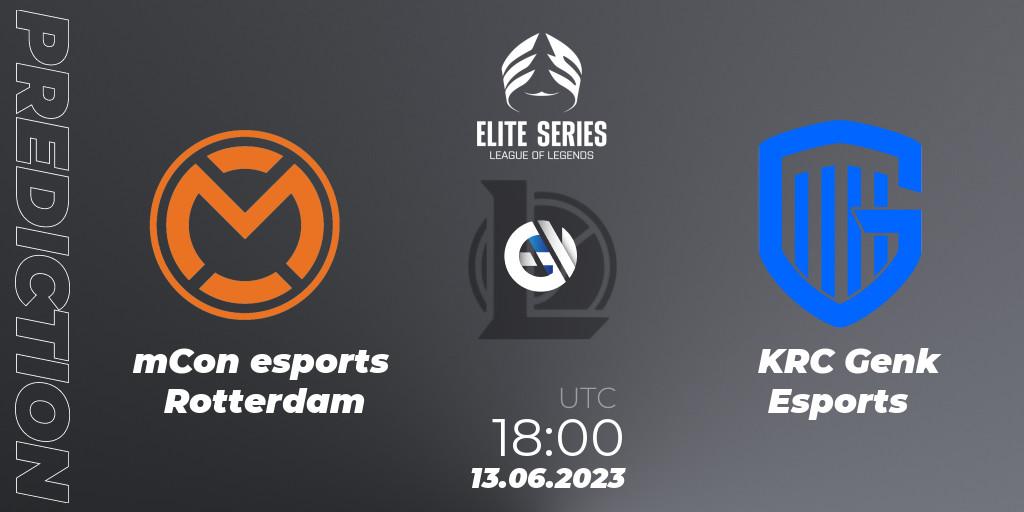 mCon esports Rotterdam vs KRC Genk Esports: Betting TIp, Match Prediction. 13.06.23. LoL, Elite Series Summer 2023
