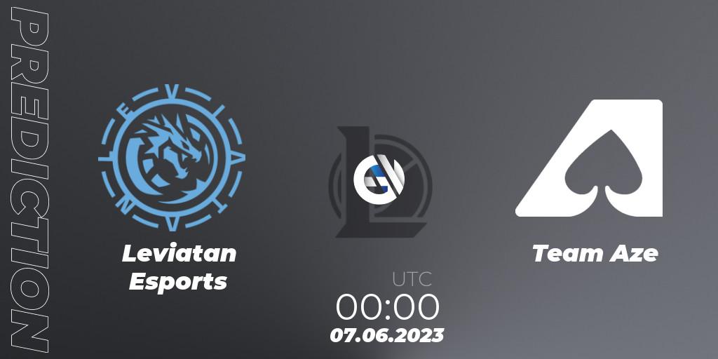 Leviatan Esports vs Team Aze: Betting TIp, Match Prediction. 07.06.23. LoL, LLA Closing 2023 - Group Stage