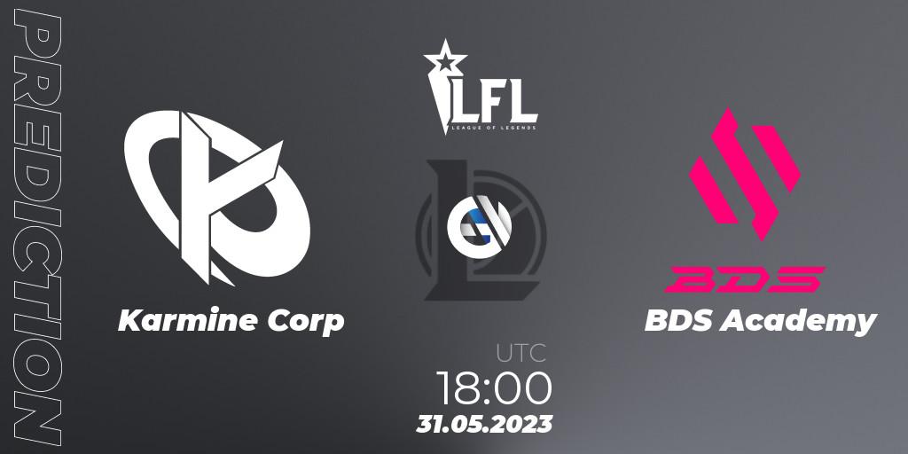 Karmine Corp vs BDS Academy: Betting TIp, Match Prediction. 31.05.2023 at 18:00. LoL, LFL Summer 2023 - Group Stage
