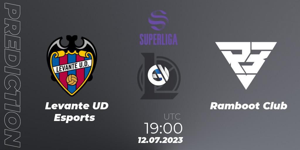 Levante UD Esports vs Ramboot Club: Betting TIp, Match Prediction. 12.07.2023 at 18:00. LoL, LVP Superliga 2nd Division 2023 Summer