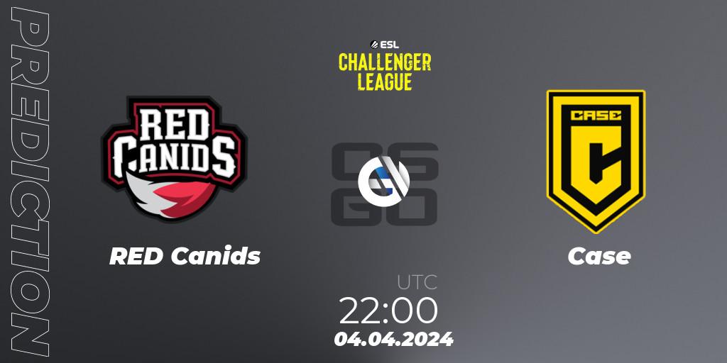 RED Canids vs Case: Betting TIp, Match Prediction. 04.04.24. CS2 (CS:GO), ESL Challenger League Season 47: South America