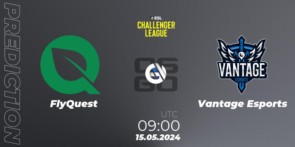 FlyQuest vs Vantage Esports: Betting TIp, Match Prediction. 15.05.2024 at 09:00. Counter-Strike (CS2), ESL Challenger League Season 47: Oceania