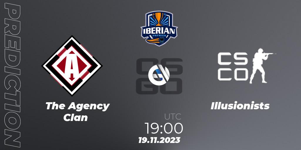 The Agency Clan vs Illusionists: Betting TIp, Match Prediction. 19.11.23. CS2 (CS:GO), Dogmination Iberian Premier 2023: Online Stage