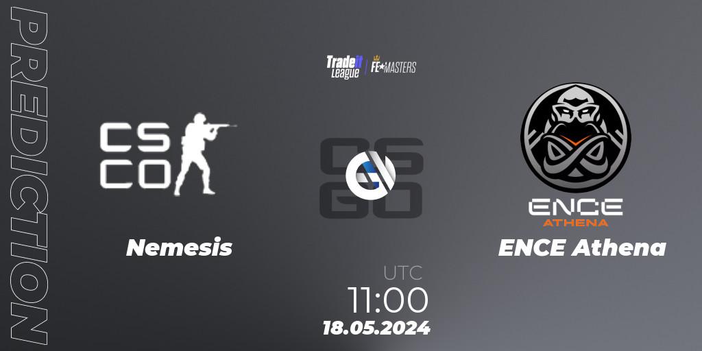 Nemesis vs ENCE Athena: Betting TIp, Match Prediction. 18.05.2024 at 11:00. Counter-Strike (CS2), Tradeit League FE Masters #3