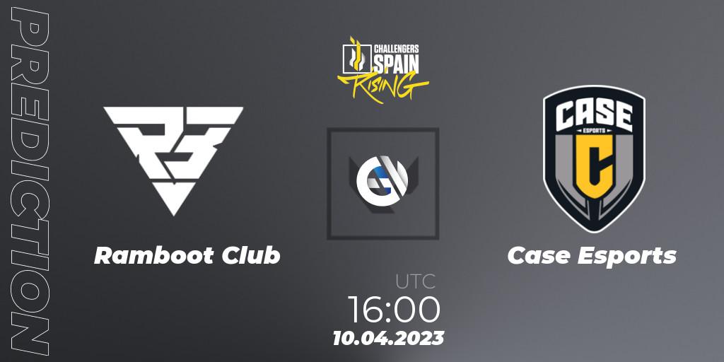 Ramboot Club vs Case Esports: Betting TIp, Match Prediction. 10.04.2023 at 16:00. VALORANT, VALORANT Challengers 2023 Spain: Rising Split 2