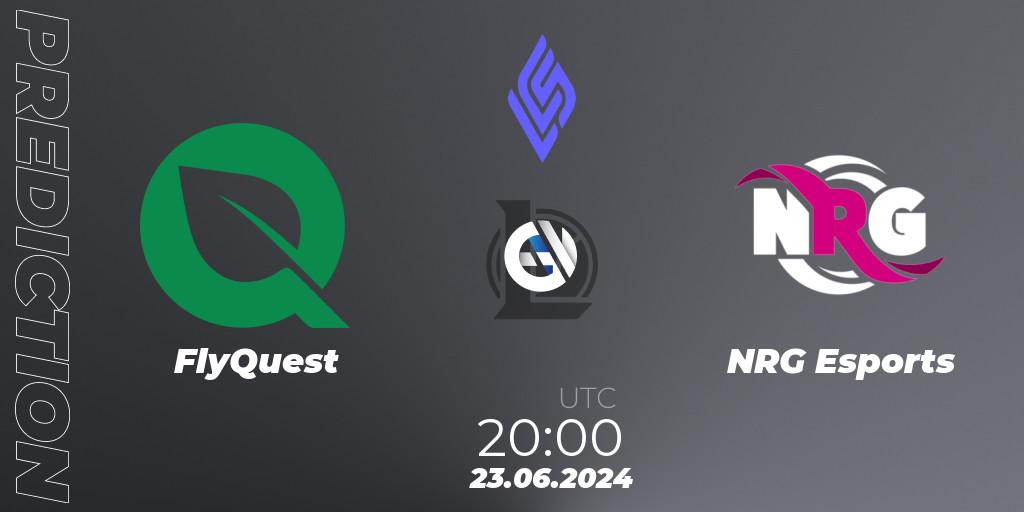 FlyQuest vs NRG Esports: Betting TIp, Match Prediction. 23.06.2024 at 20:00. LoL, LCS Summer 2024 - Group Stage