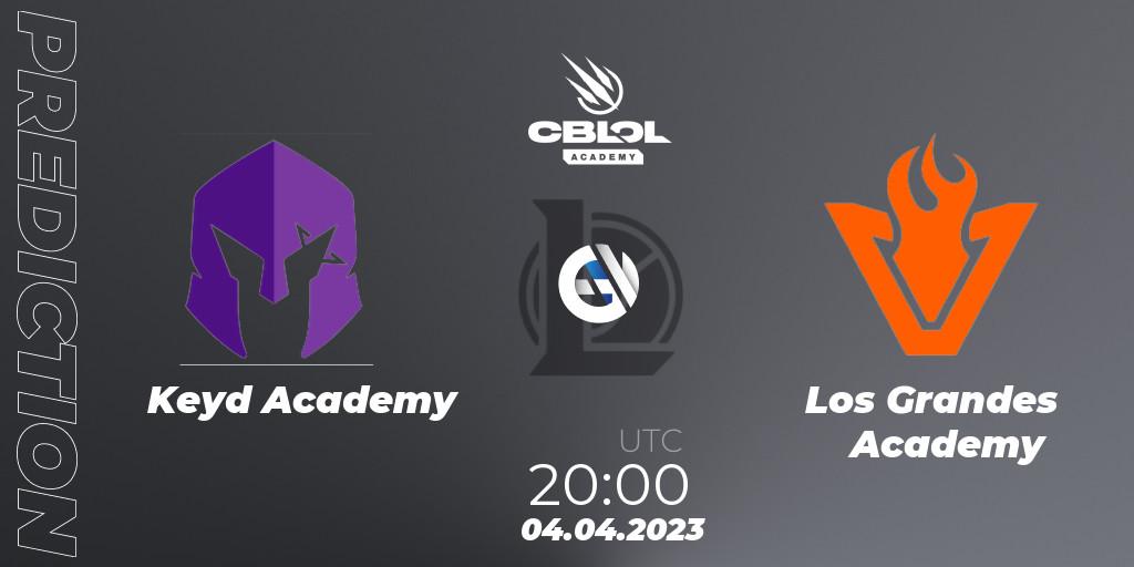 Keyd Academy vs Los Grandes Academy: Betting TIp, Match Prediction. 04.04.2023 at 20:00. LoL, CBLOL Academy Split 1 2023