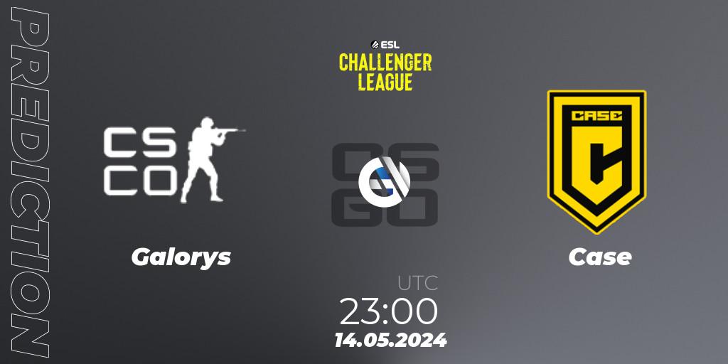 Galorys vs Case: Betting TIp, Match Prediction. 14.05.2024 at 23:15. Counter-Strike (CS2), ESL Challenger League Season 47: South America