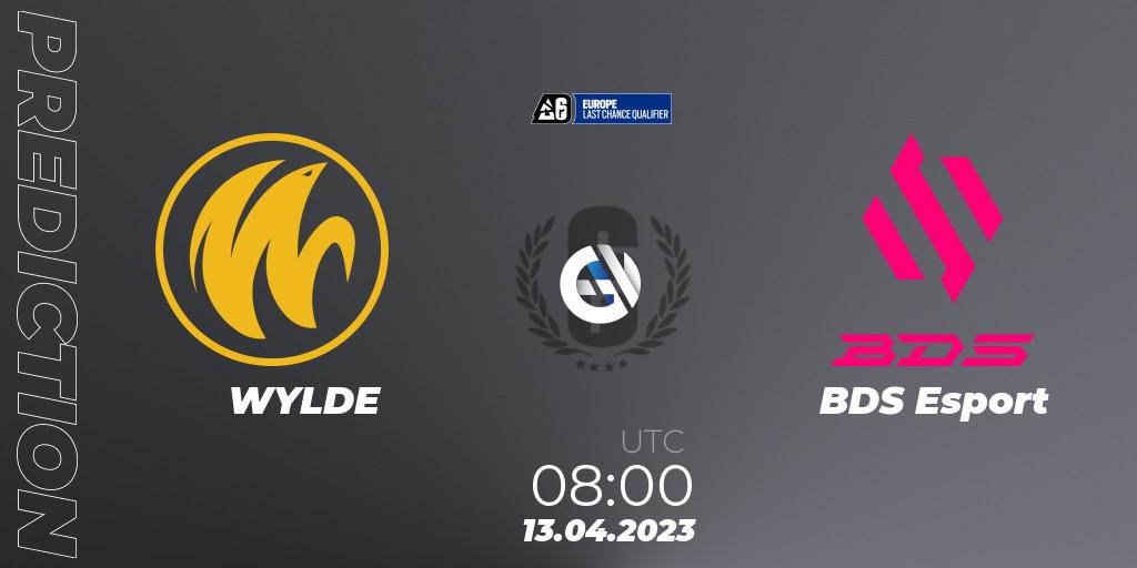 WYLDE vs BDS Esport: Betting TIp, Match Prediction. 13.04.23. Rainbow Six, Europe League 2023 - Stage 1 - Last Chance Qualifiers