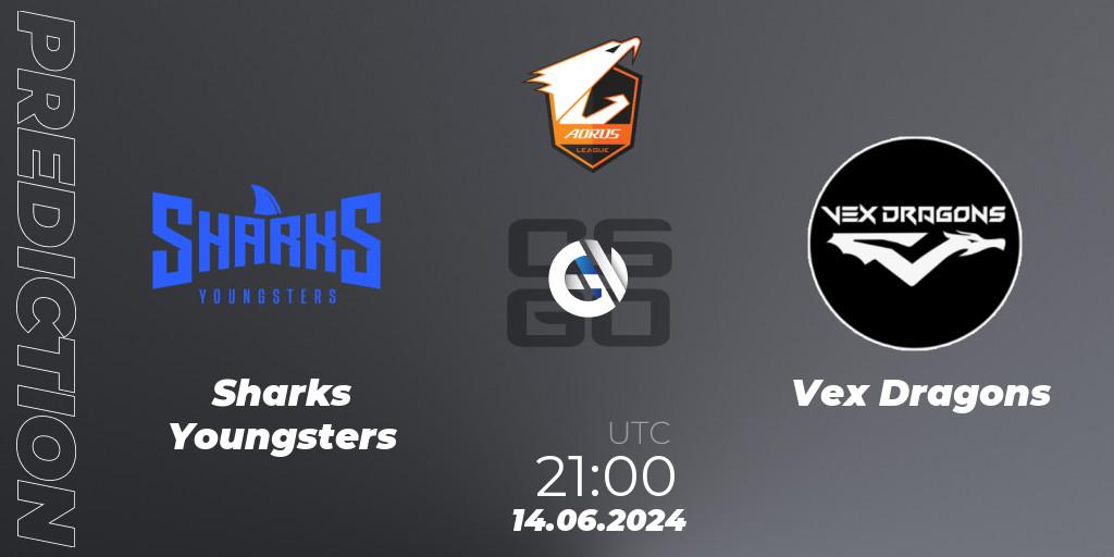 Sharks Youngsters vs Vex Dragons: Betting TIp, Match Prediction. 14.06.2024 at 21:00. Counter-Strike (CS2), Aorus League 2024 Season 1: Brazil - Open Qualifier