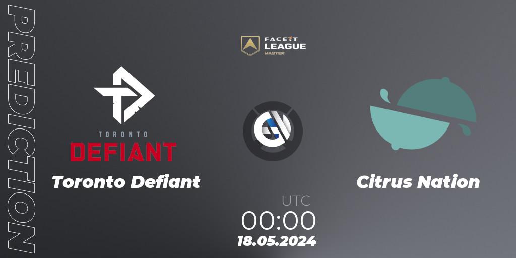 Toronto Defiant vs Citrus Nation: Betting TIp, Match Prediction. 22.05.2024 at 01:00. Overwatch, FACEIT League Season 1 - NA Master Road to EWC