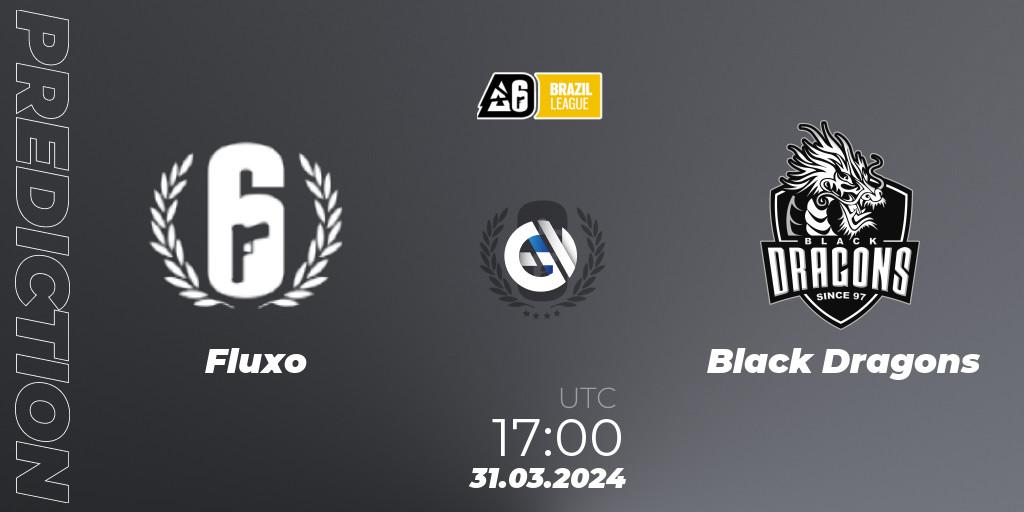 Fluxo vs Black Dragons: Betting TIp, Match Prediction. 31.03.24. Rainbow Six, Brazil League 2024 - Stage 1