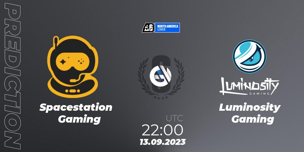 Spacestation Gaming vs Luminosity Gaming: Betting TIp, Match Prediction. 13.09.23. Rainbow Six, North America League 2023 - Stage 2