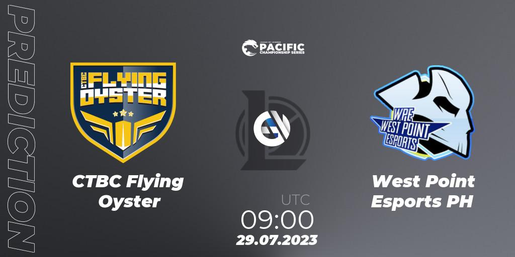 CTBC Flying Oyster vs West Point Esports PH: Betting TIp, Match Prediction. 29.07.23. LoL, PACIFIC Championship series Group Stage