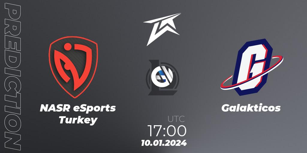 NASR eSports Turkey vs Galakticos: Betting TIp, Match Prediction. 10.01.24. LoL, TCL 2024 Season Cup