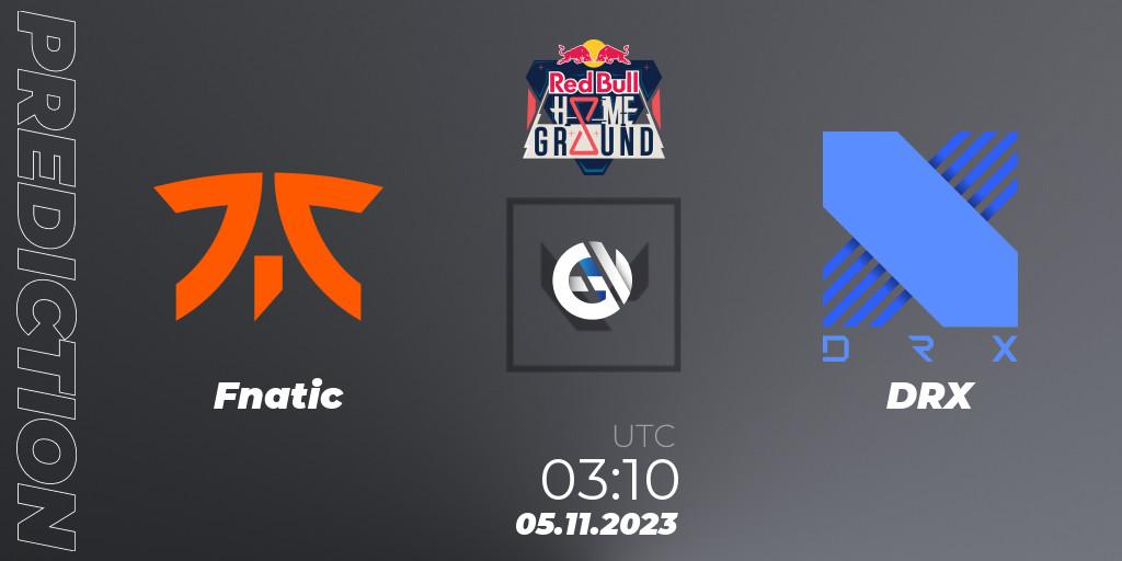Fnatic vs DRX: Betting TIp, Match Prediction. 05.11.23. VALORANT, Red Bull Home Ground #4