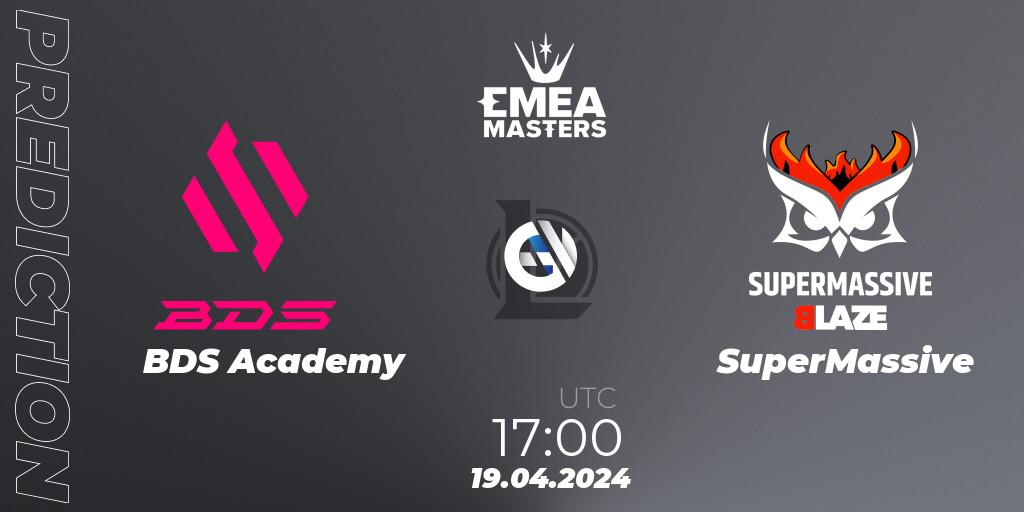 BDS Academy vs SuperMassive: Betting TIp, Match Prediction. 19.04.24. LoL, EMEA Masters Spring 2024 - Group Stage