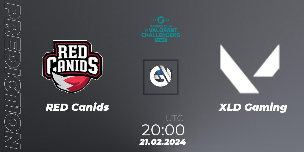 RED Canids vs XLD Gaming: Betting TIp, Match Prediction. 21.02.24. VALORANT, VALORANT Challengers Brazil 2024: Split 1
