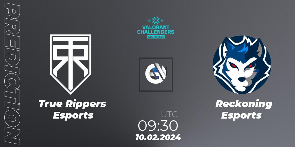 True Rippers Esports vs Reckoning Esports: Betting TIp, Match Prediction. 10.02.24. VALORANT, VALORANT Challengers 2024: South Asia Split 1 - Cup 1